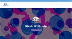 Desktop Screenshot of biosgen.com